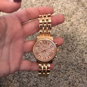 Geneva Rose Gold Women’s Watch